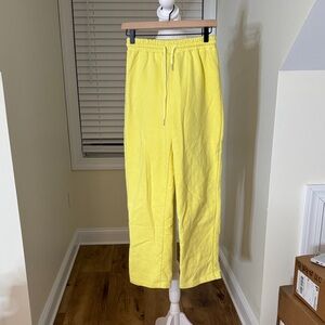 Bright Yellow Drawstring Pants